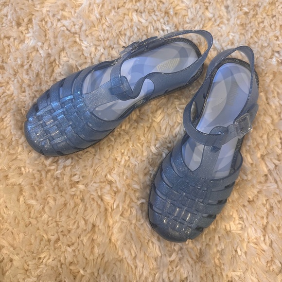 Melissa Possession Glitter Blue, size 5 - Picture 4 of 7